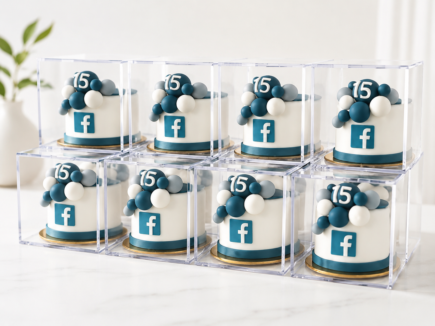 Custom gift arrangement with assorted desserts and cakes